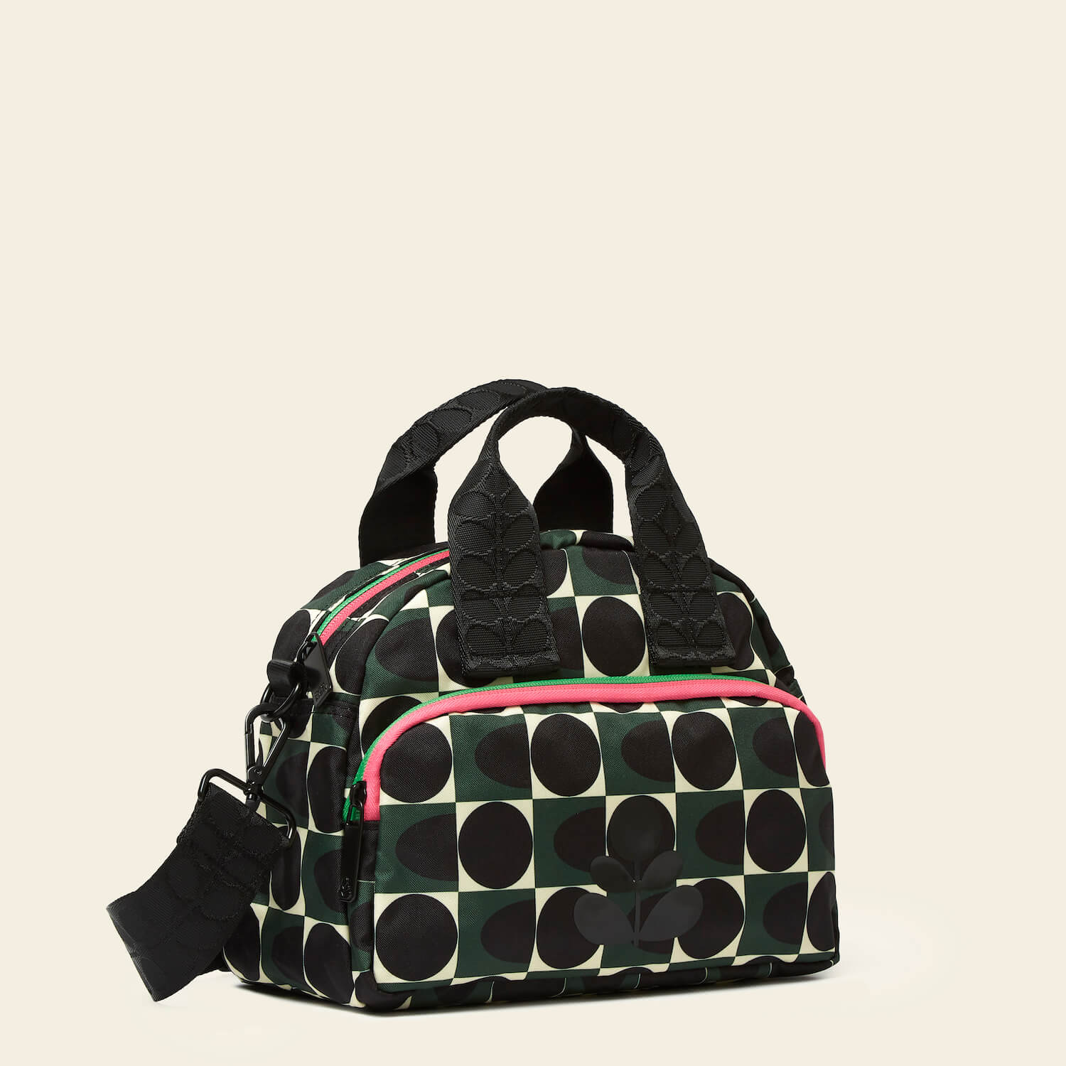 Radial Handbag - Spot Square Forest - Image 3