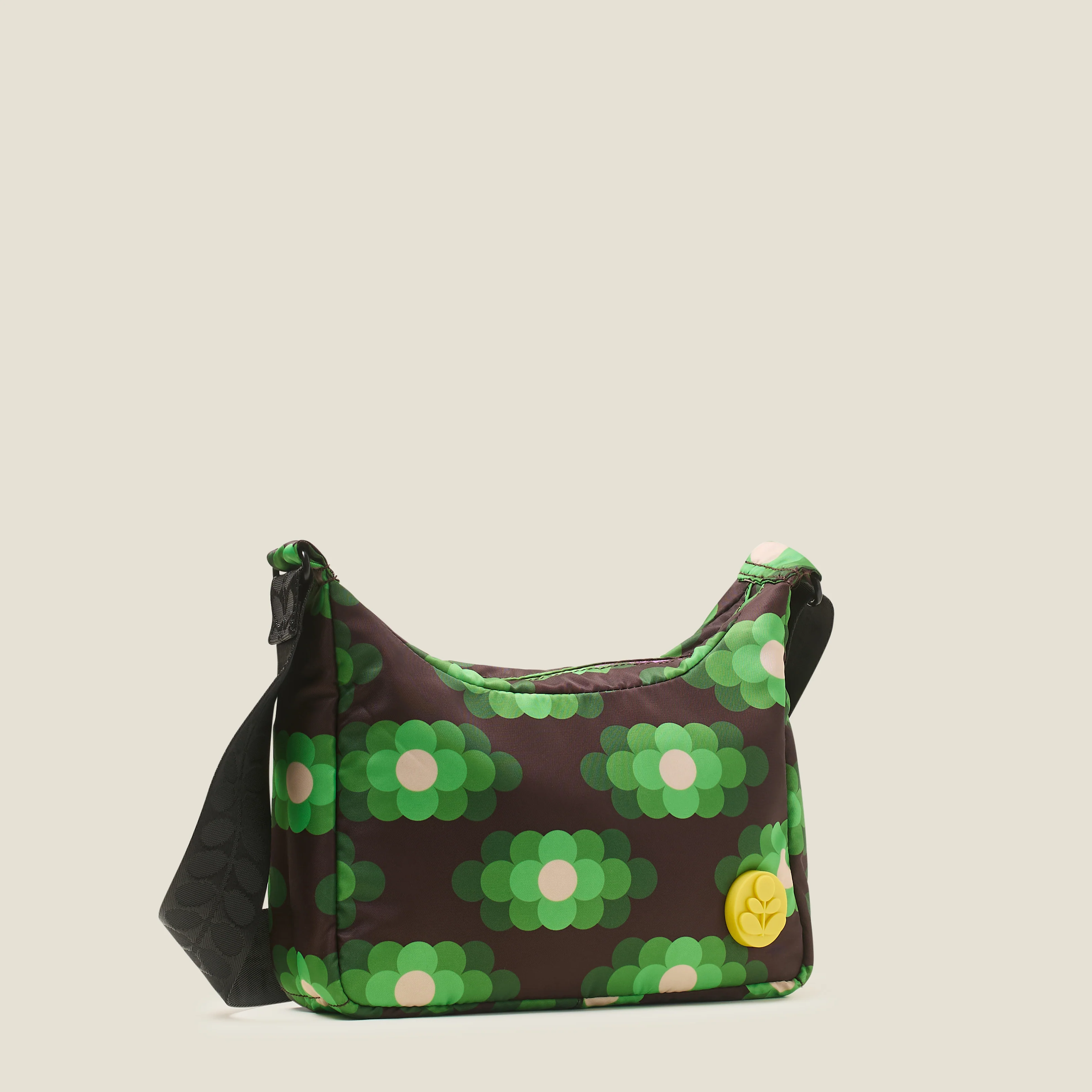 Ratio Small Hobo Bag - Flower Haze Neon Green - Image 3