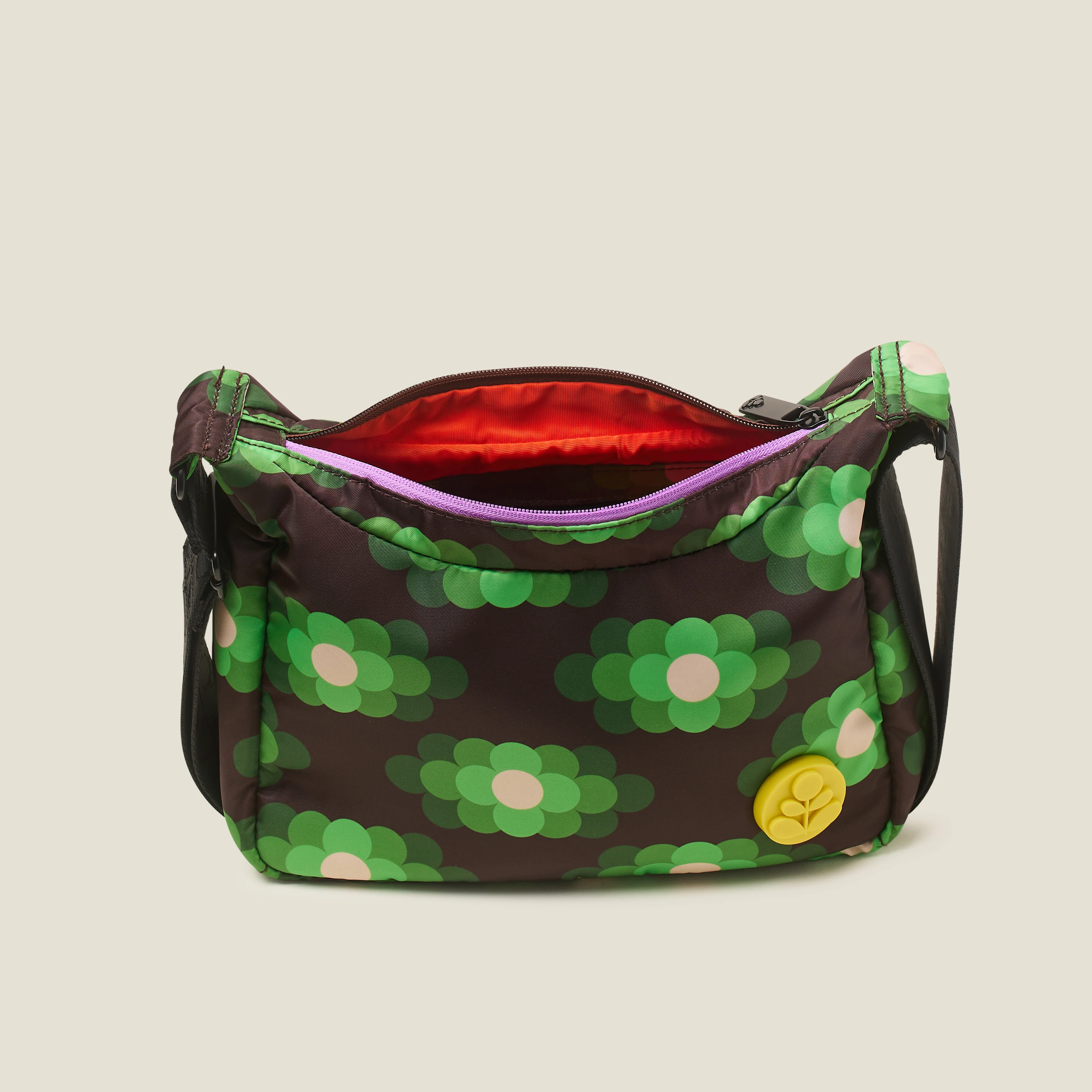 Ratio Small Hobo Bag - Flower Haze Neon Green - Image 5