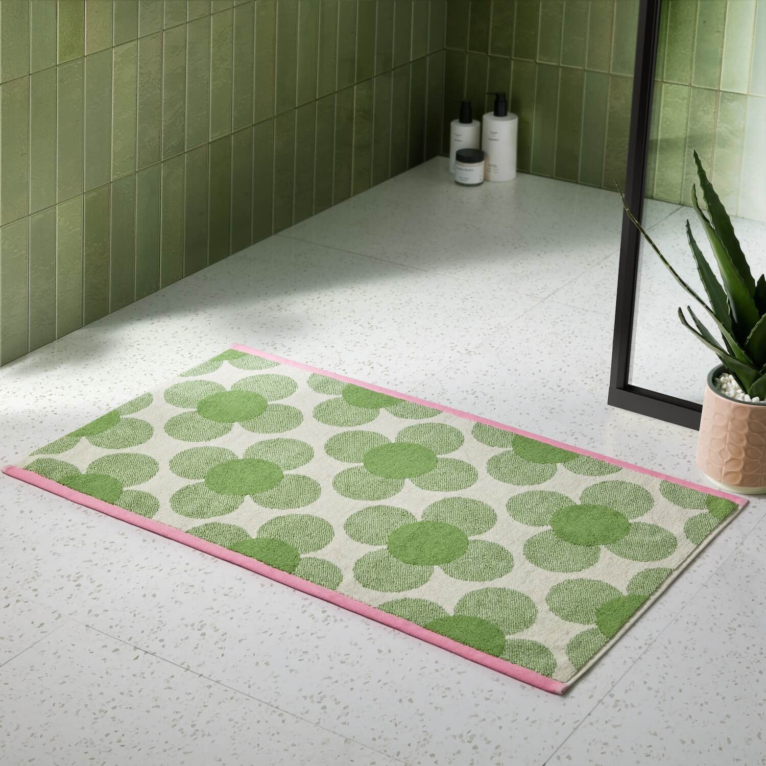Retro Flower Towels Clover - Image 5