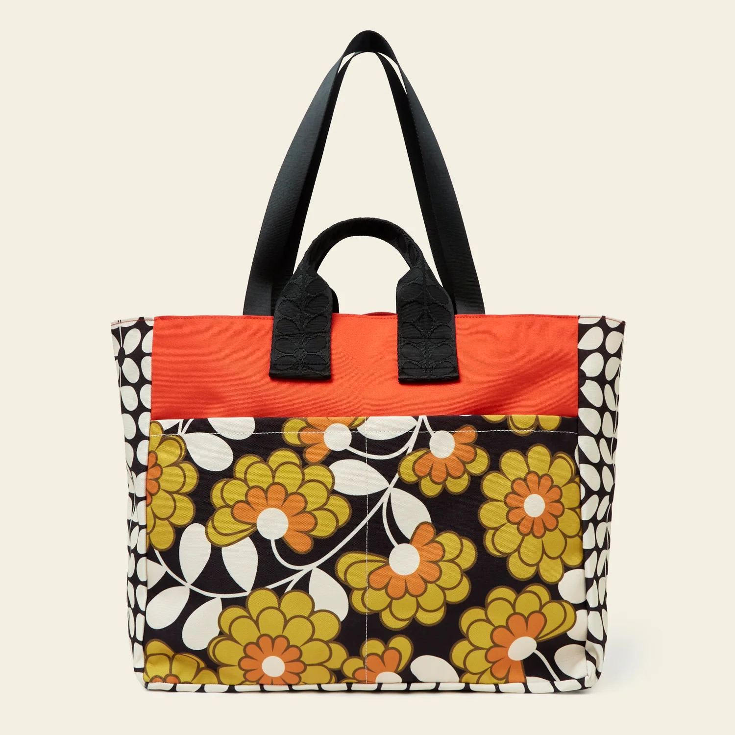 Rhombus Tote - Dahlia Saffron Colour Block - Image 4