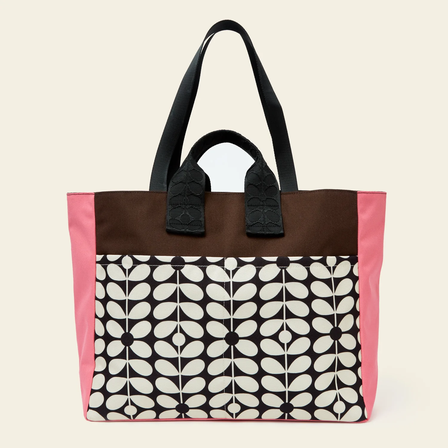 Rhombus Tote - Sixties Stem Jet Colour Block - Image 4