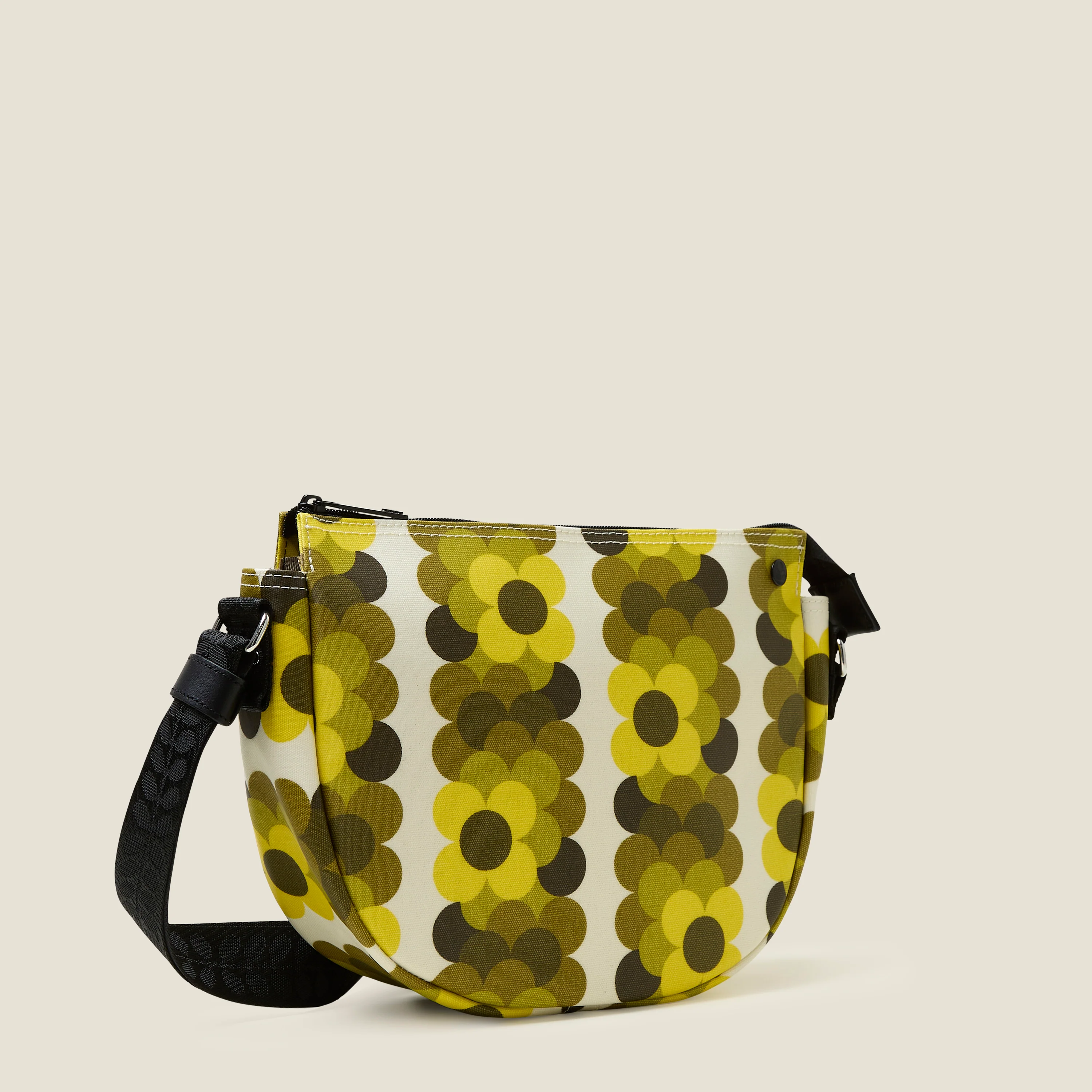Rounder Crossbody - Retro Flower Yellow - Image 2
