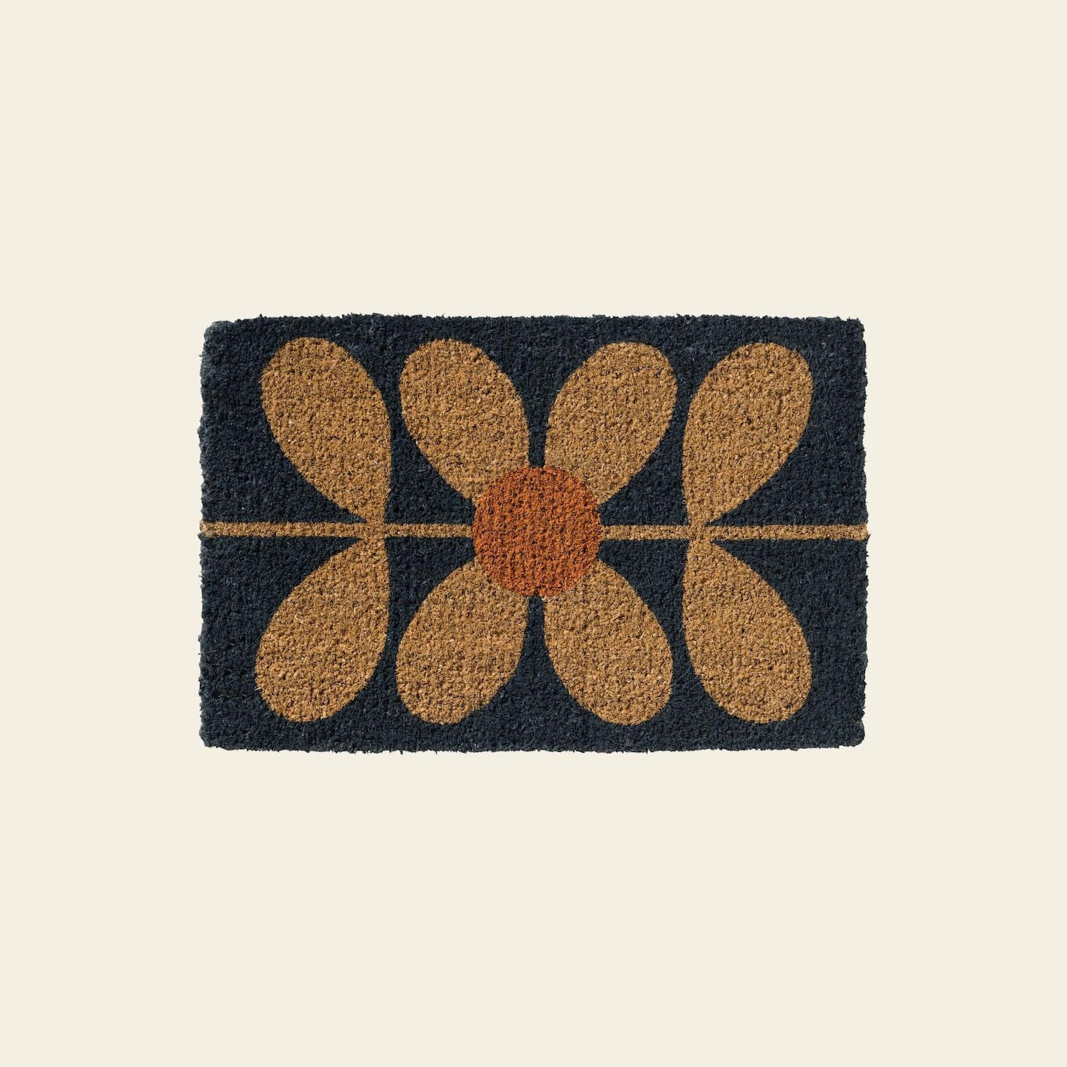Sixties Stem Navy Doormat - Image 2