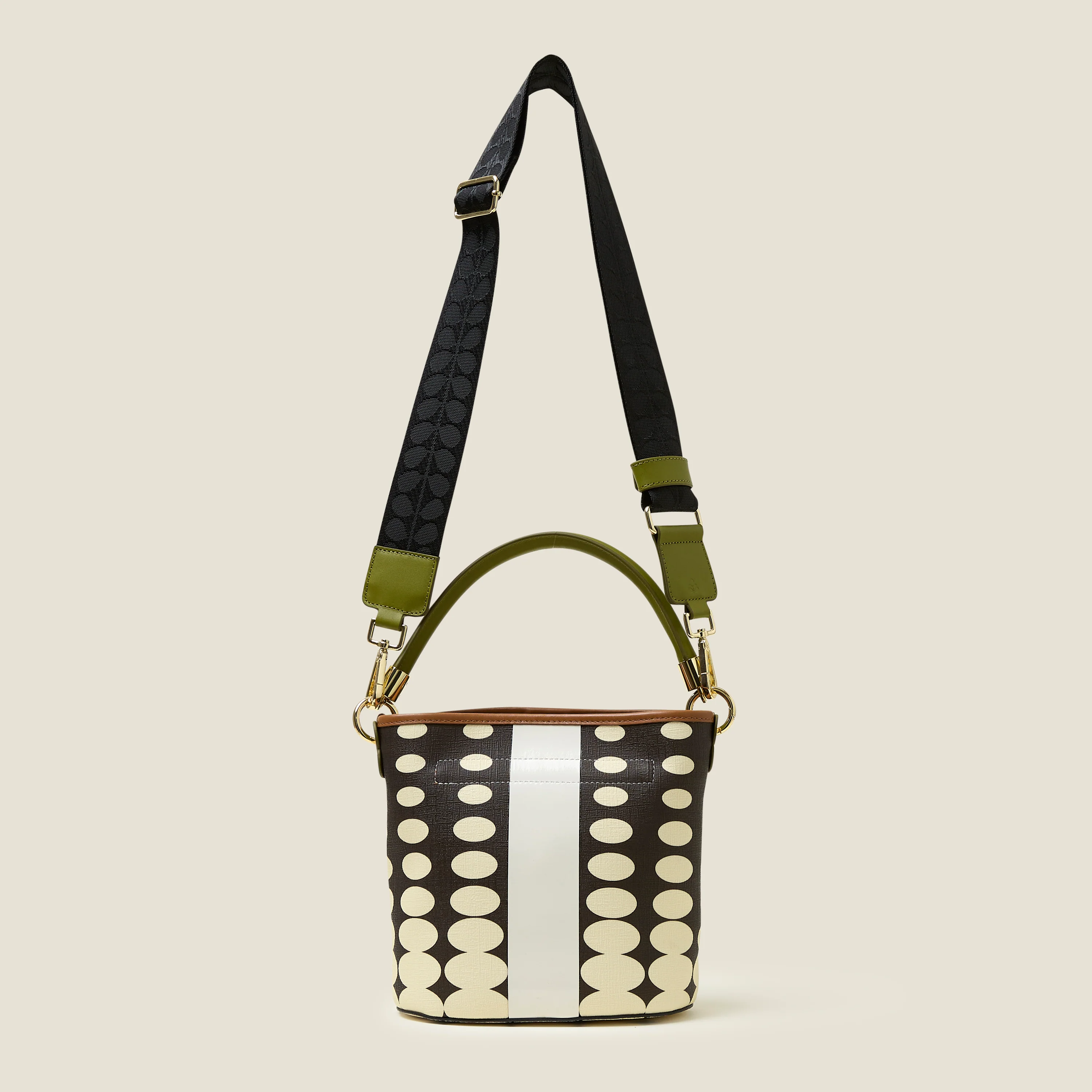 Smile Sling Crossbody - Optical Oval Mocha - Image 4