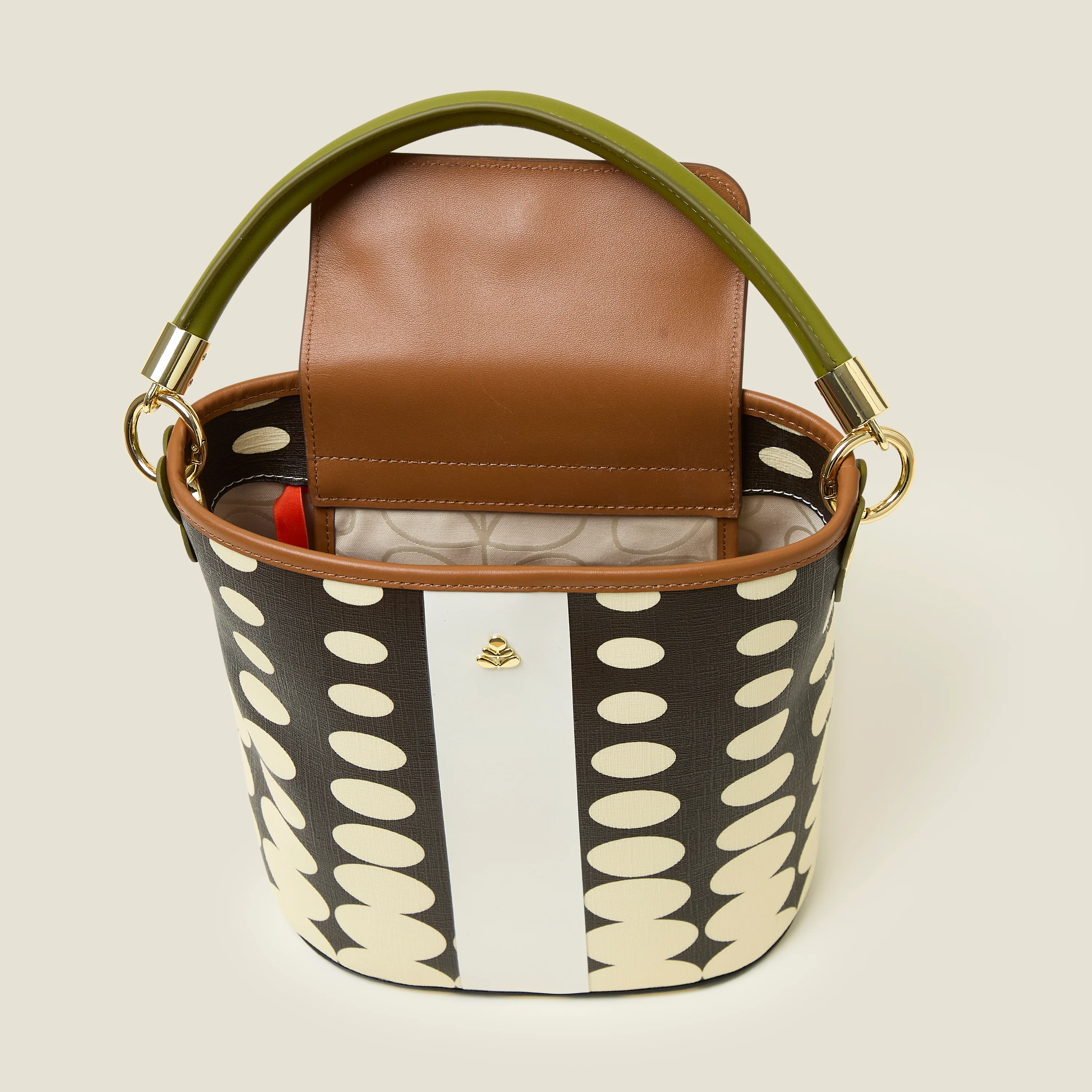 Smile Sling Crossbody - Optical Oval Mocha - Image 5
