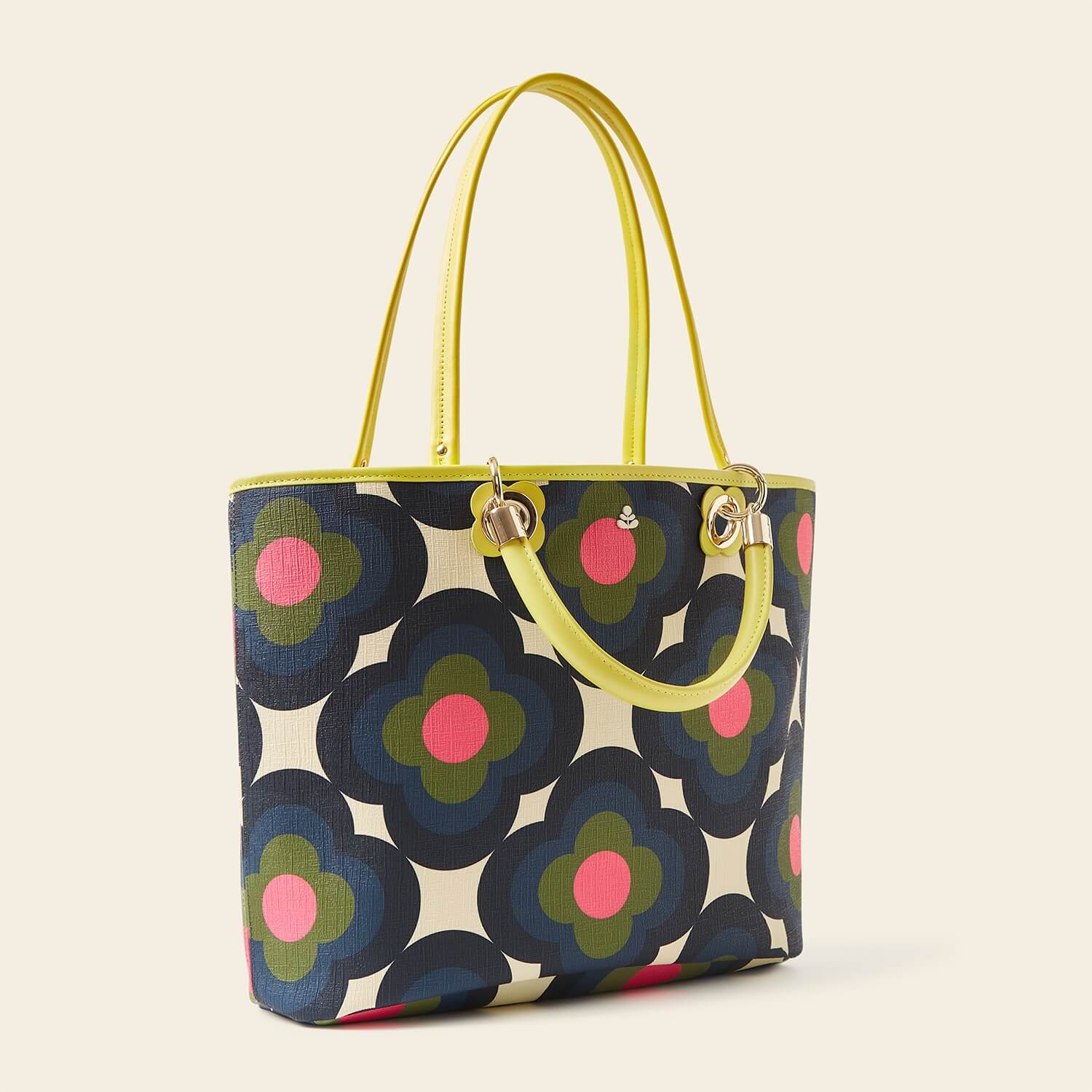 Smile Tote - Radial Flower Rockpool - Image 3