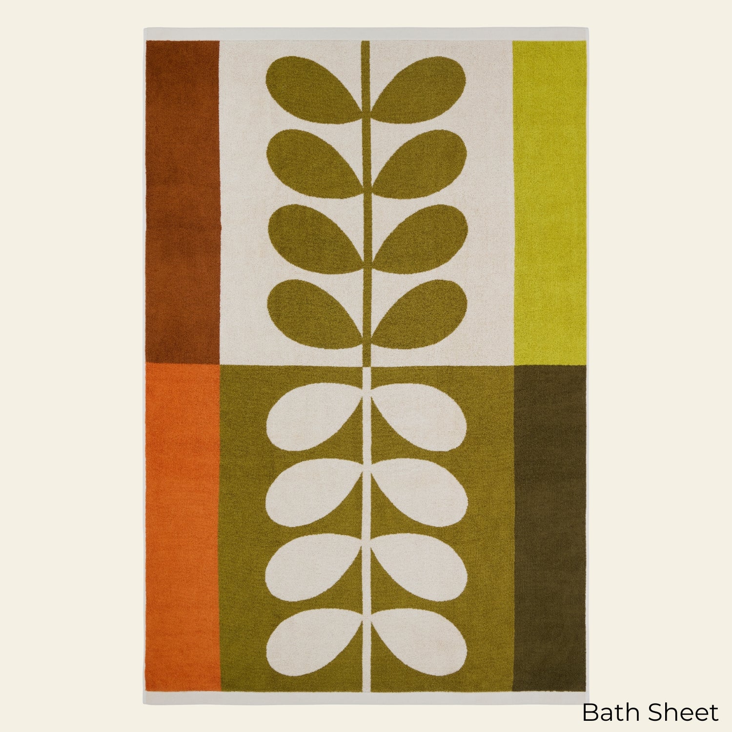 Stem Check Towels - Hazel Ochre - Image 4