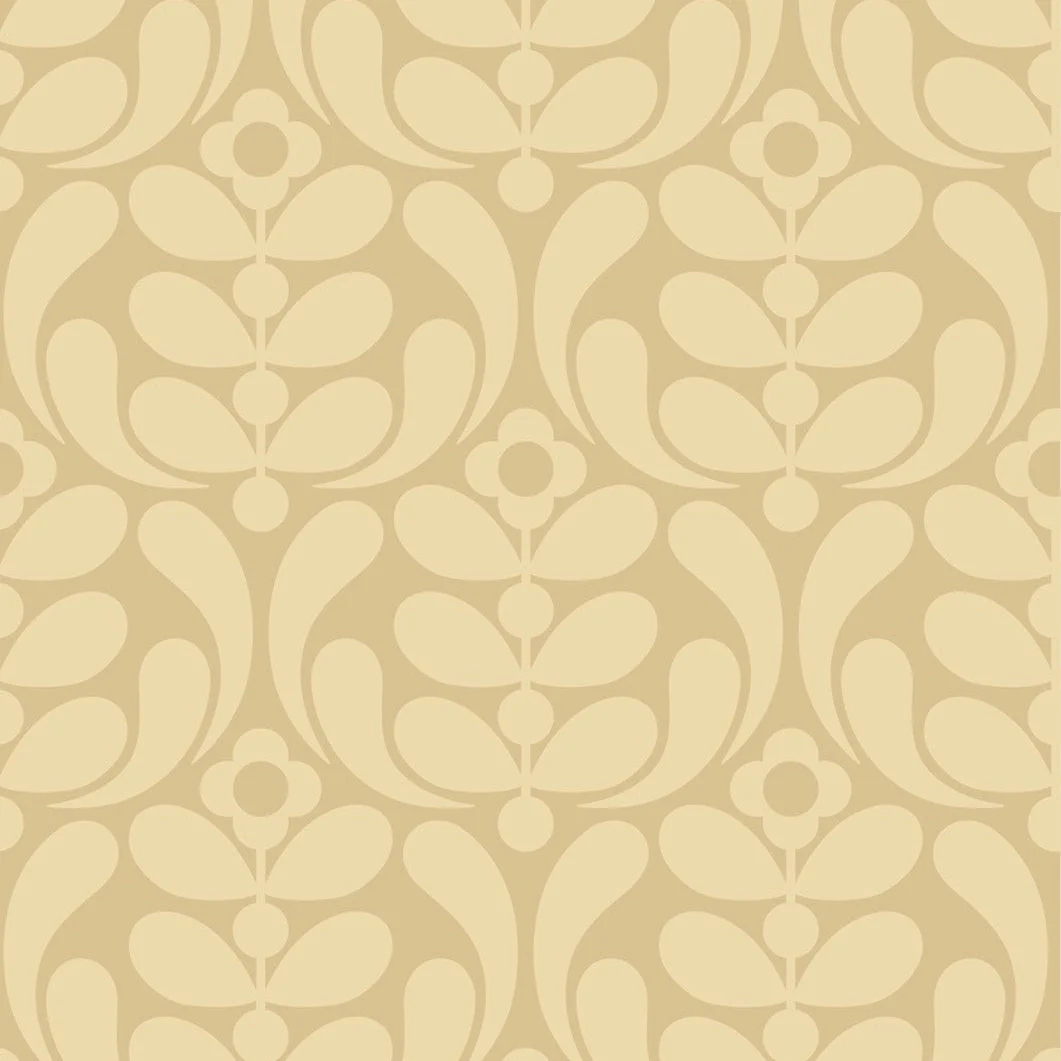Stem Nouveau Cappuccino Wallpaper - Image 2