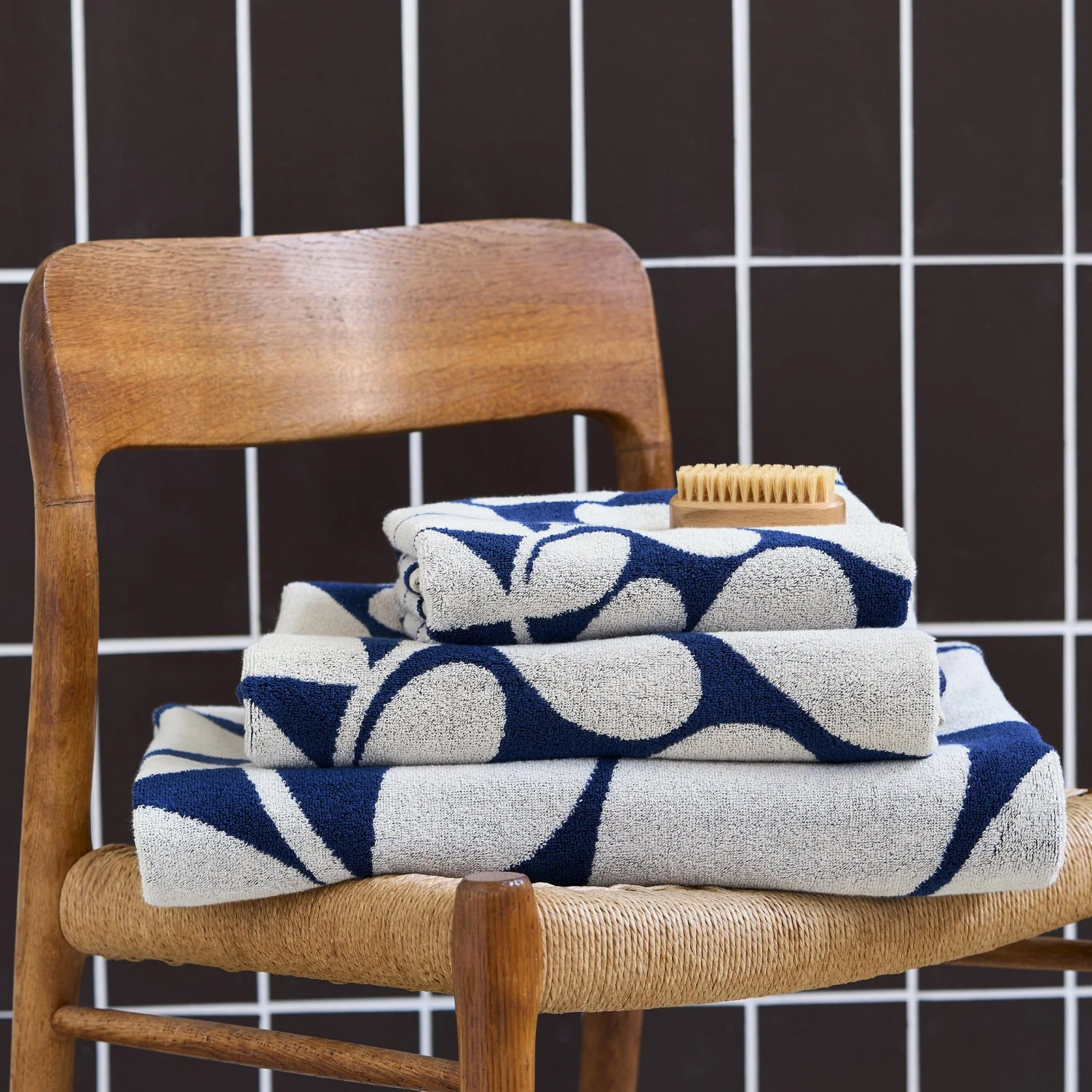 Sycamore Stripe Towels - Dusk - Image 3