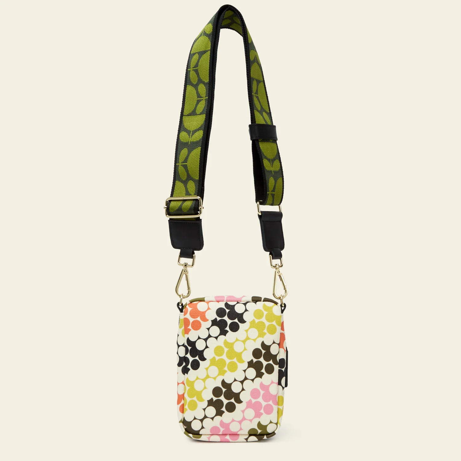 Tall Duo Crossbody - Puzzle Flower Multi - Image 4