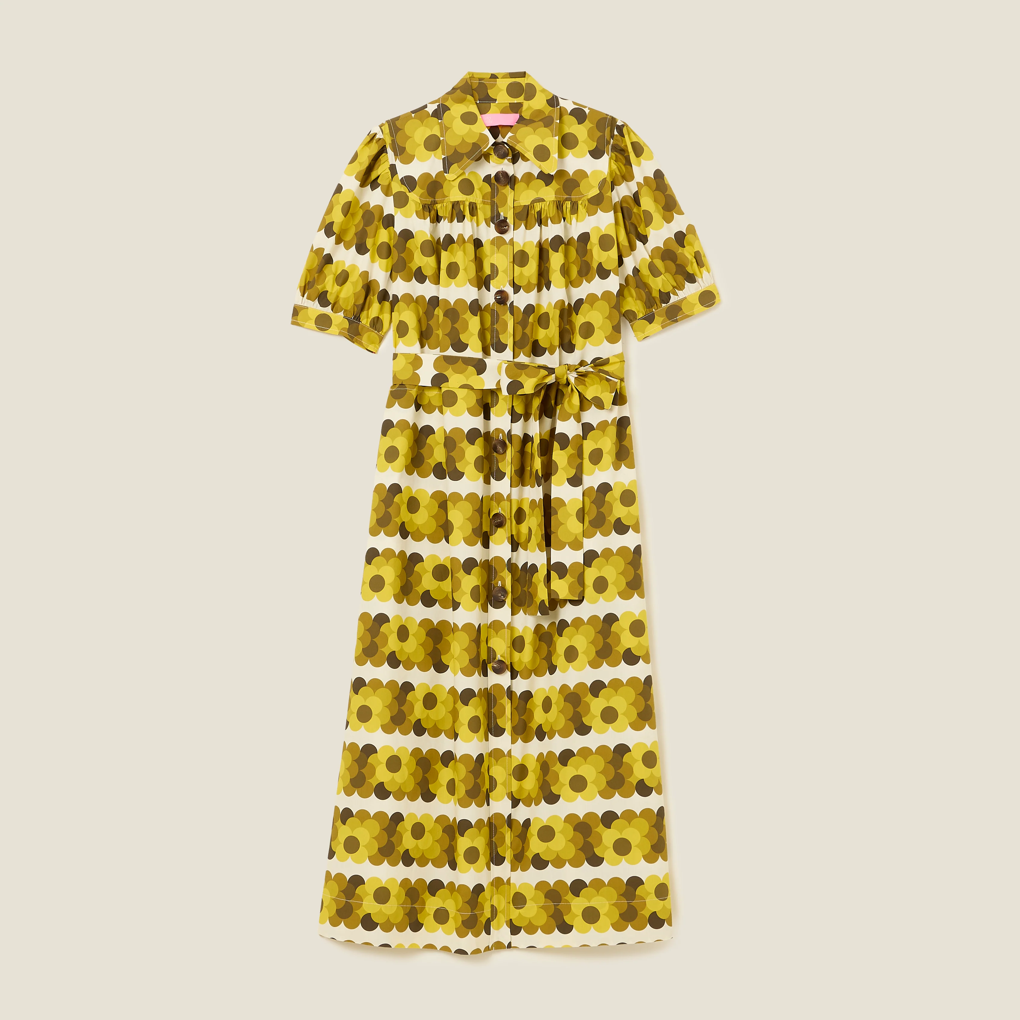 The Anna Shirt Dress - Retro Flower - Image 2