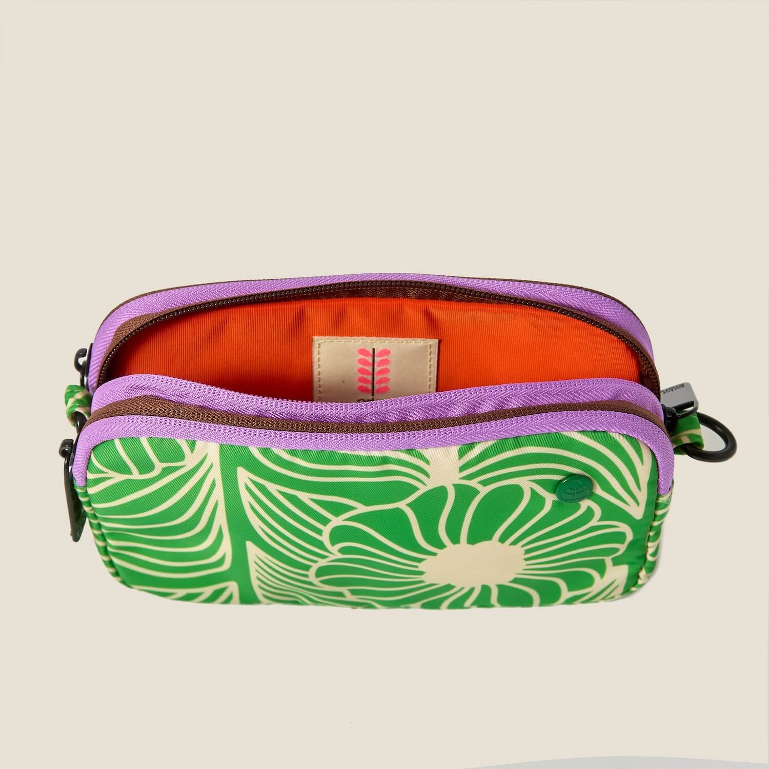 Tripod Crossbody Bag - Moonflower Spring Green - Image 5