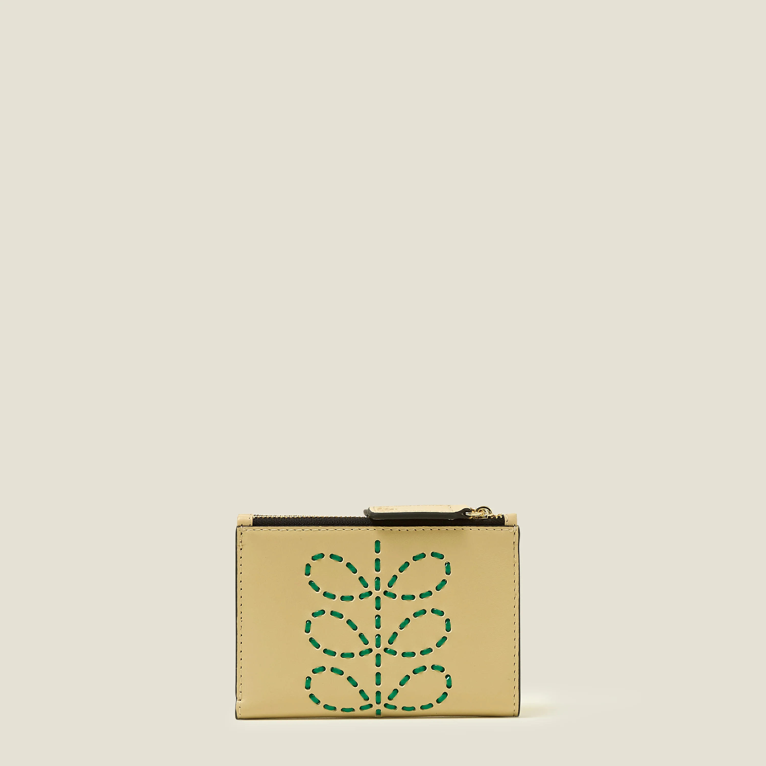 Two Way Coin Purse - Whipstitch Stem Cream - Image 3
