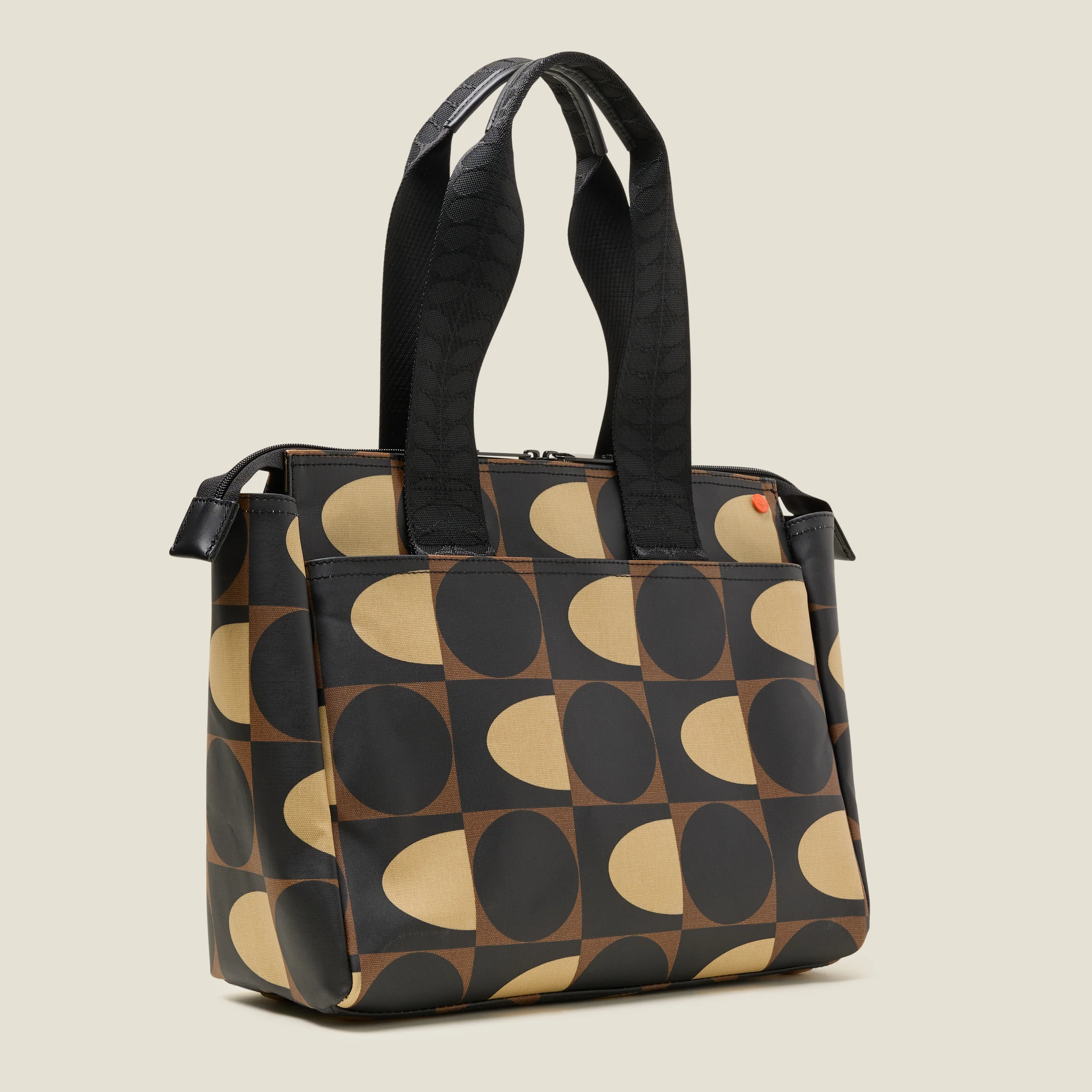 Walker Tote Bag - Spot Square Mocha - Image 3
