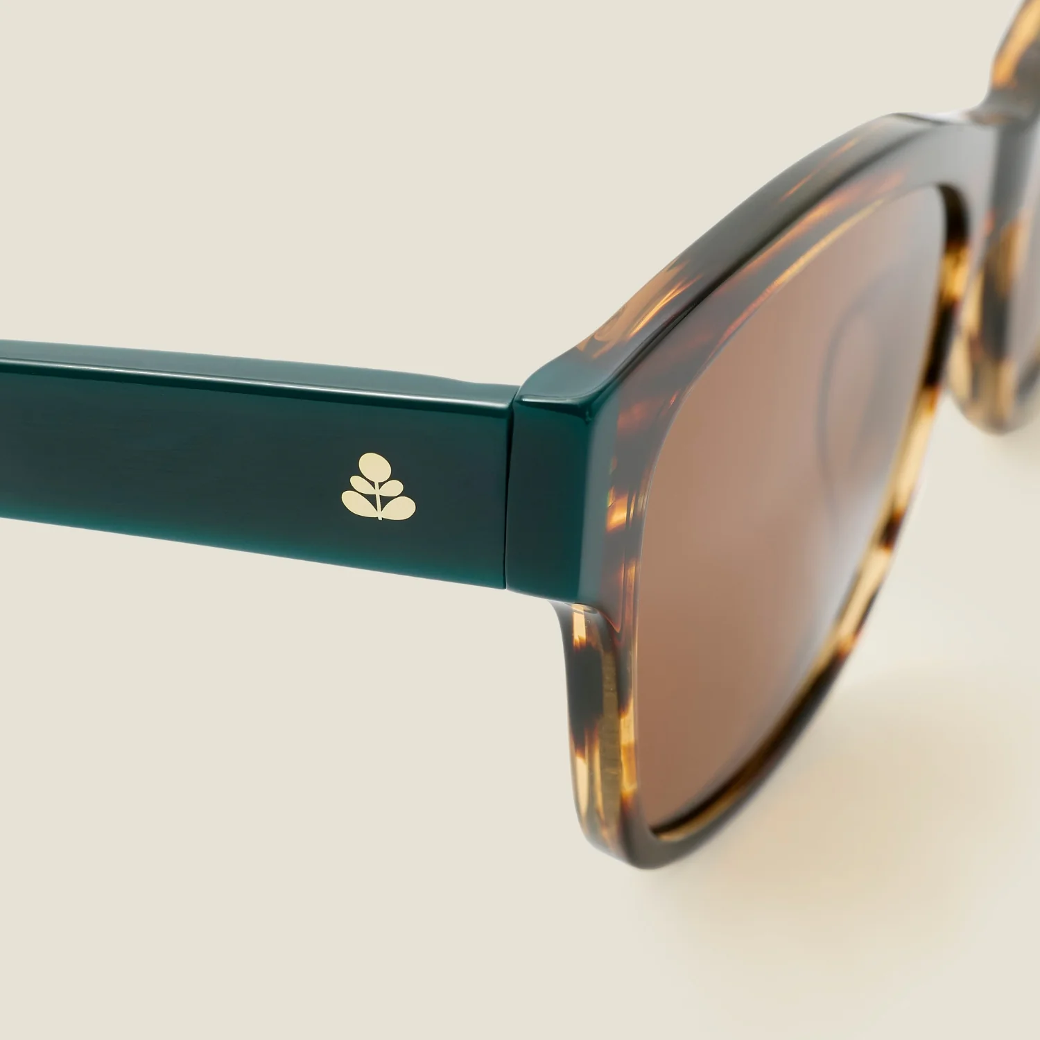 Wisteria Sunglasses - Tortoisheshell & Teal - Image 3